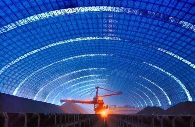临汾亿优钢构工程师为您解析原料场封闭技术的特点和类型